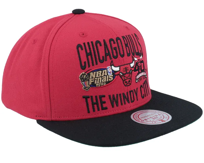 Mitchell & Ness Chicago Bulls City Love Red/Black Snapback online