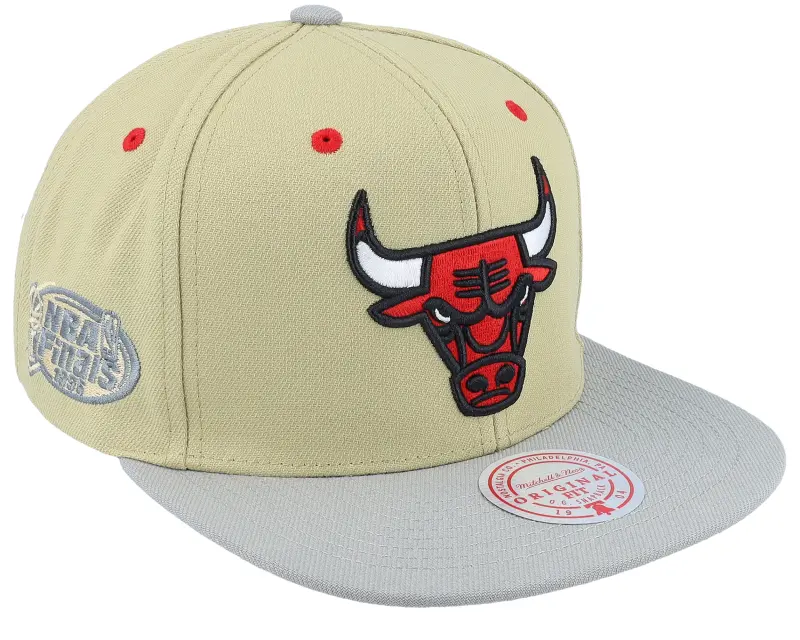 Mitchell & Ness Chicago Bulls Classic Canvas Tan Snapback online