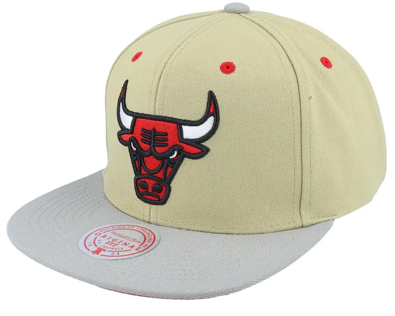 Mitchell & Ness Chicago Bulls Classic Canvas Tan Snapback online