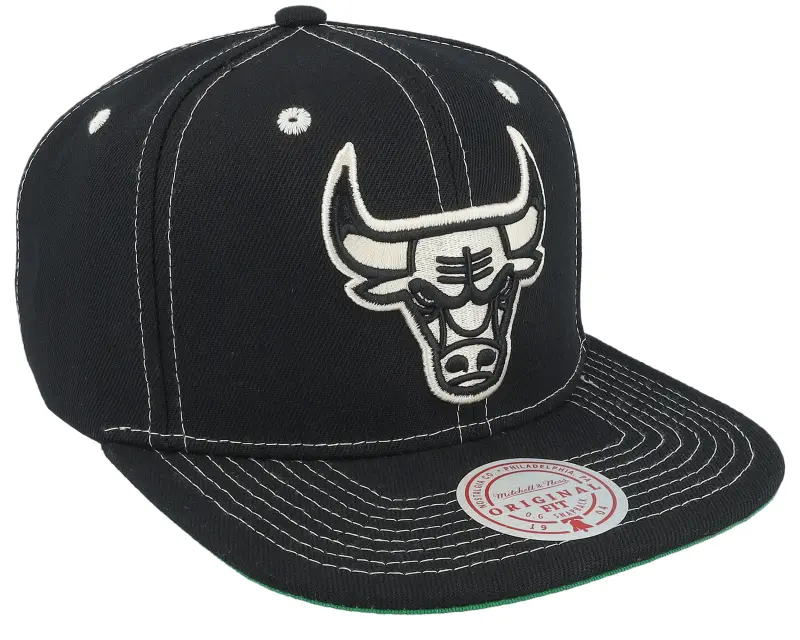 Mitchell & Ness Chicago Bulls Contrast Natural Black Snapback online