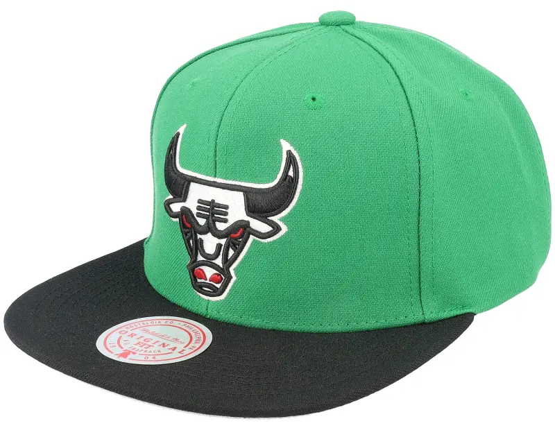 Mitchell & Ness Chicago Bulls Core Basic Green/Black Snapback online