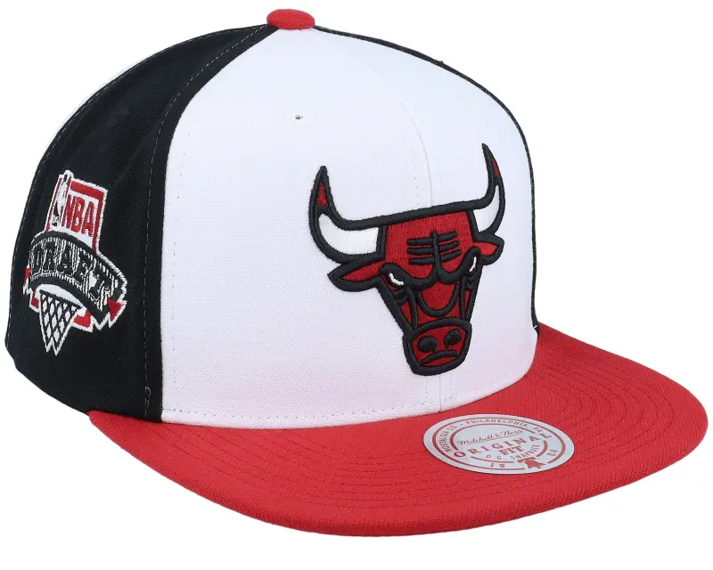 Mitchell & Ness Chicago Bulls Core I White/Black/Red Snapback online