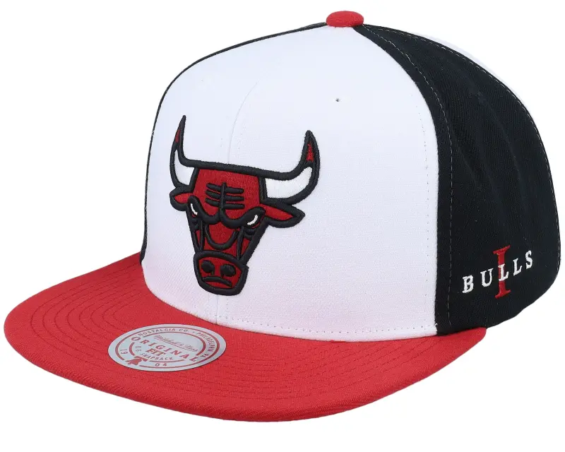 Mitchell & Ness Chicago Bulls Core I White/Black/Red Snapback online