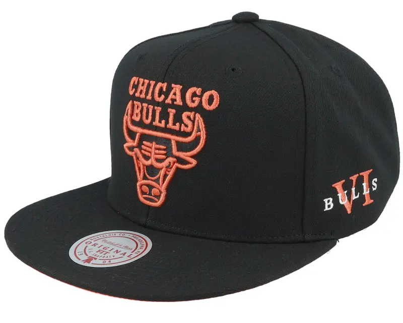 Mitchell & Ness Chicago Bulls Core Vi Black Snapback online