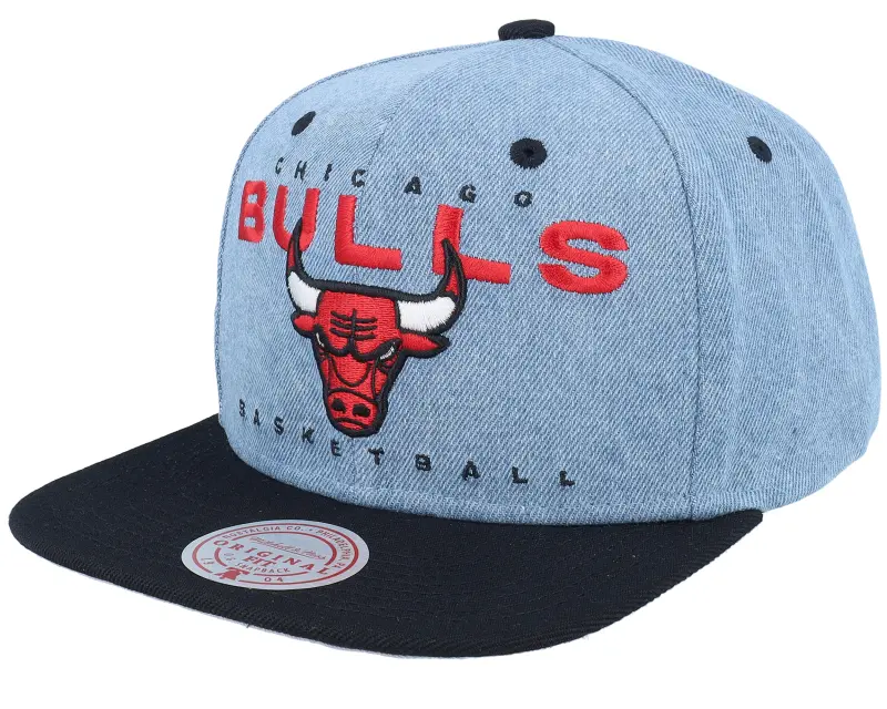 Mitchell & Ness Chicago Bulls D-stressed Light Blue/Black Snapback online