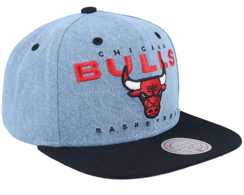 Mitchell & Ness Chicago Bulls D-stressed Light Blue/Black Snapback online