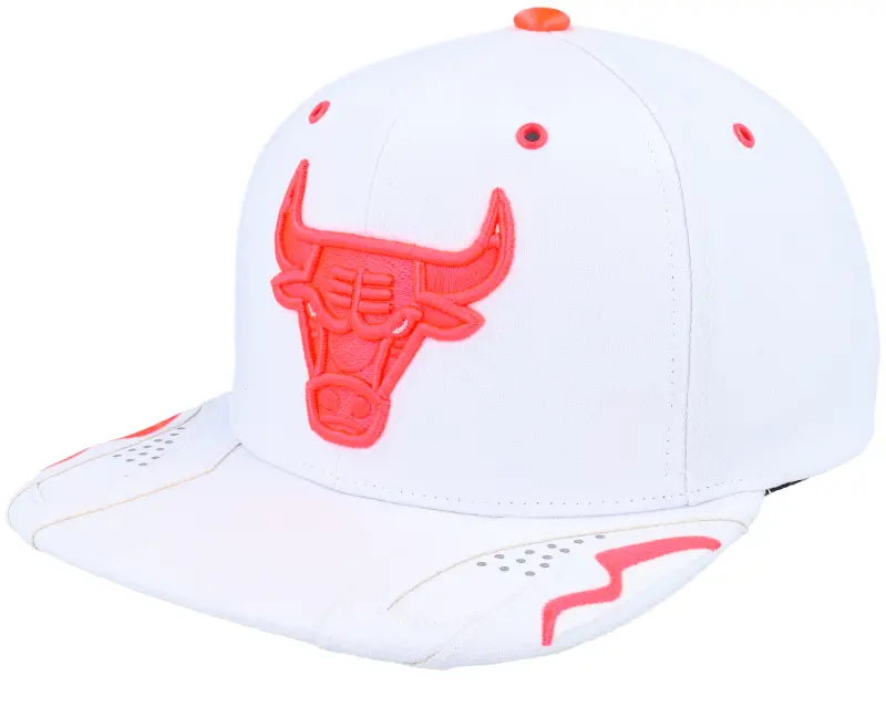 Mitchell & Ness Chicago Bulls Day 6 White/Lava Red Snapback online