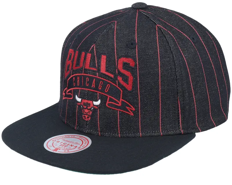 Mitchell & Ness Chicago Bulls Dem Stripes Black Snapback online