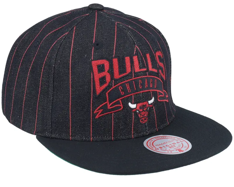 Mitchell & Ness Chicago Bulls Dem Stripes Black Snapback online
