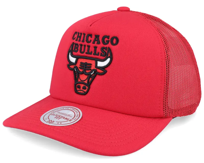 Mitchell & Ness Chicago Bulls Evergreen Red Trucker online