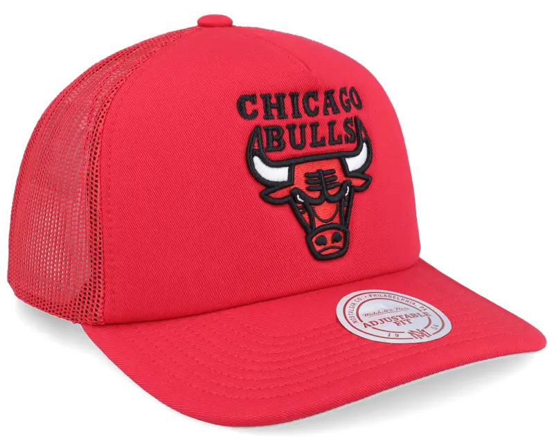 Mitchell & Ness Chicago Bulls Evergreen Red Trucker online