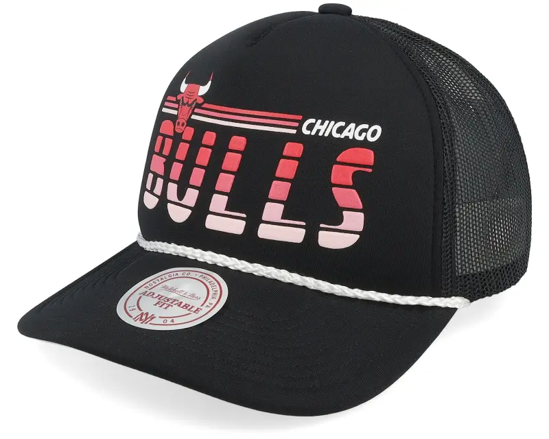 Mitchell & Ness Chicago Bulls Graded Black A-frame Trucker online