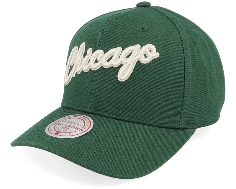 Mitchell & Ness Chicago Bulls Green/Cream Pro Crown Green Adjustable online
