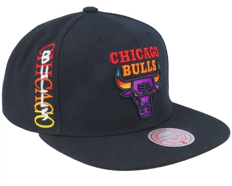 Mitchell & Ness Chicago Bulls High Grade Black Snapback online