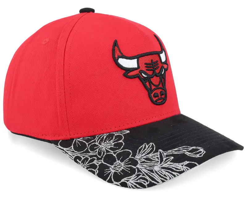 Mitchell & Ness Chicago Bulls May Flowers Pro Red/Black A-frame Adjustable online