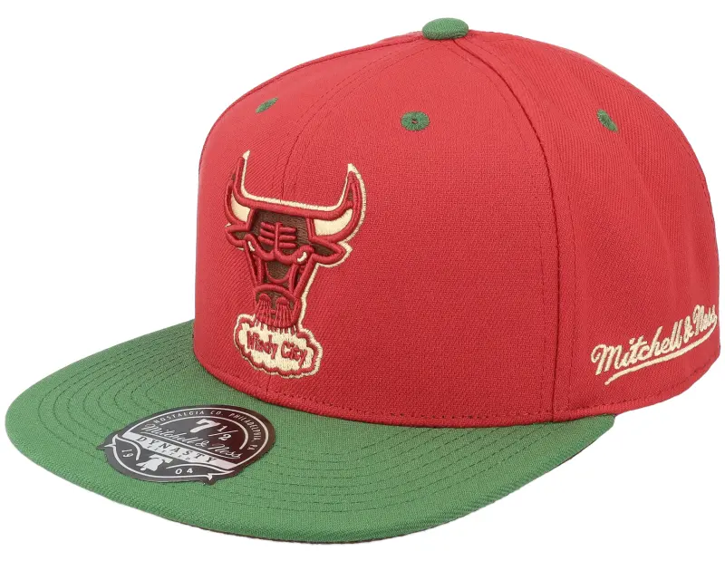 Mitchell & Ness Chicago Bulls Nightmare Red/Green Fitted online