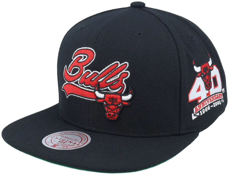 Mitchell & Ness Chicago Bulls Oversweep Black Snapback online