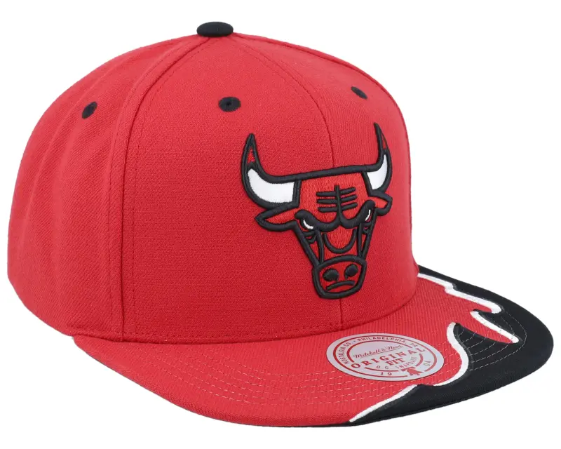 Mitchell & Ness Chicago Bulls Rising Tide Red Snapback online