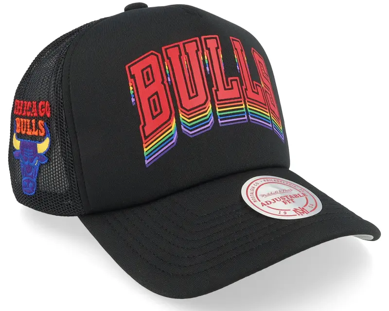 Mitchell & Ness Chicago Bulls Roygbiv Black Trucker online