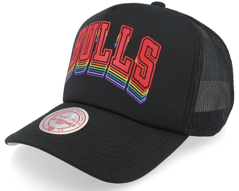 Mitchell & Ness Chicago Bulls Roygbiv Black Trucker online