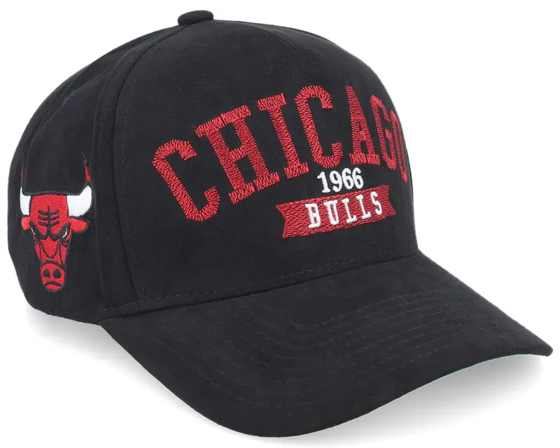 Mitchell & Ness Chicago Bulls Shady Suede Pro Black/Red Adjustable online