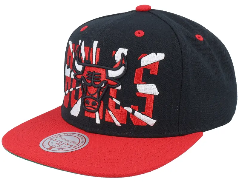Mitchell & Ness Chicago Bulls Shattered Black/Red Snapback online