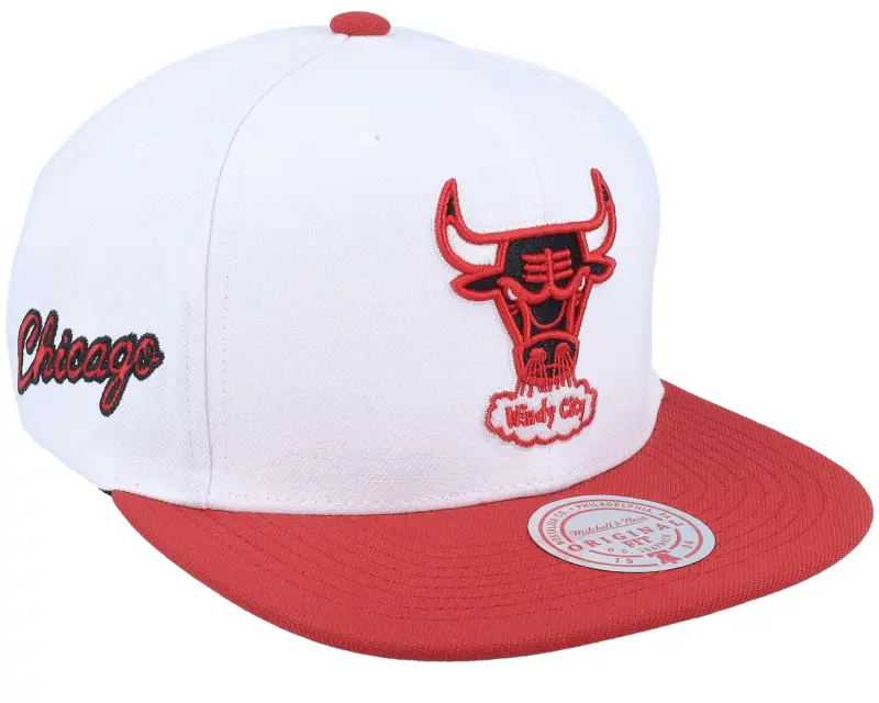 Mitchell & Ness Chicago Bulls Side Core 2.0 Hwc White/Red Snapback online