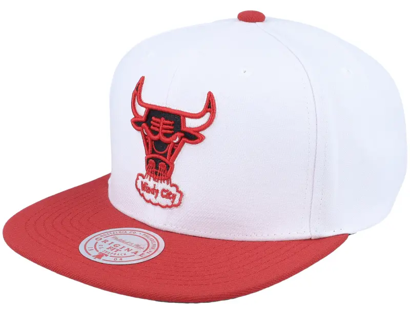 Mitchell & Ness Chicago Bulls Side Core 2.0 Hwc White/Red Snapback online