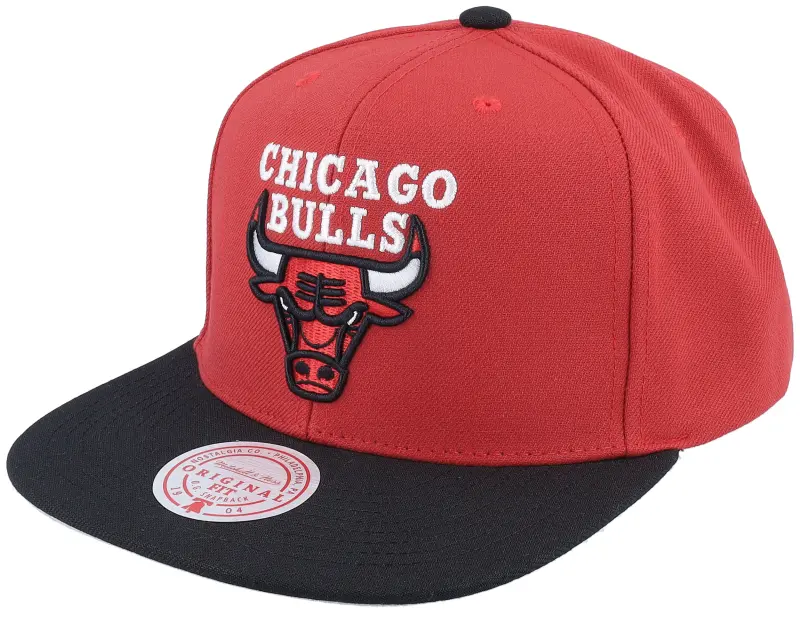 Mitchell & Ness Chicago Bulls Side Core 2.0 Red/Black Snapback online