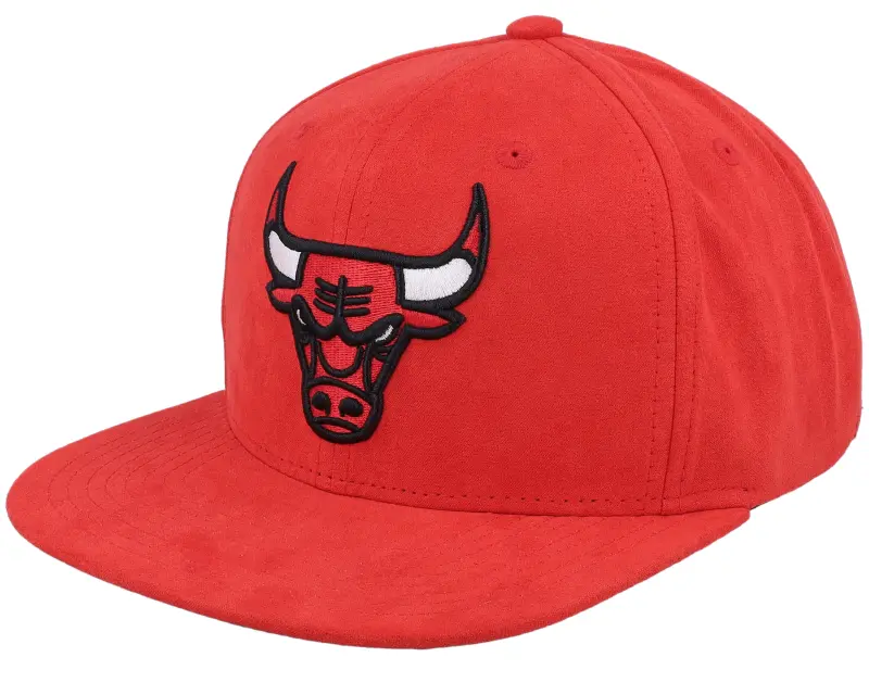 Mitchell & Ness Chicago Bulls Sweet Suede Red Snapback online