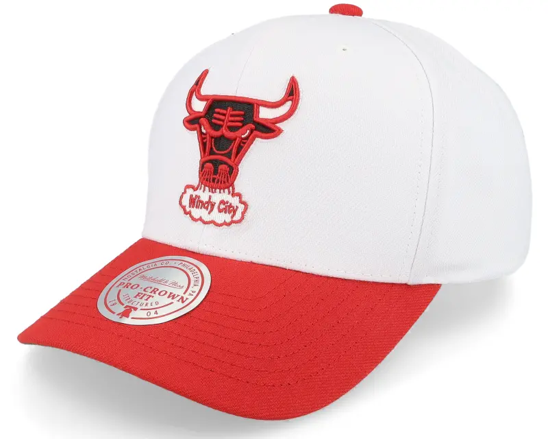 Mitchell & Ness Chicago Bulls Team 2 Tone 2.0 Pro White/Red Adjustable online