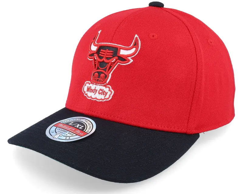 Mitchell & Ness Chicago Bulls Team 2 Tone 2.0 Red/Black Flexfit online