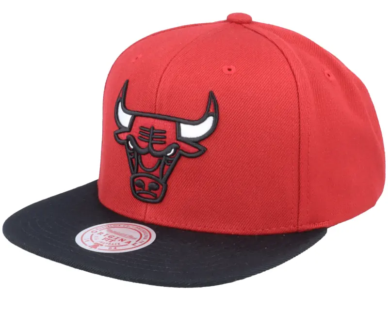 Mitchell & Ness Chicago Bulls Team 2 Tone 2.0 Red/Black Snapback online