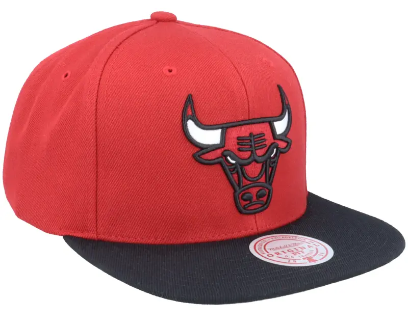 Mitchell & Ness Chicago Bulls Team 2 Tone 2.0 Red/Black Snapback online