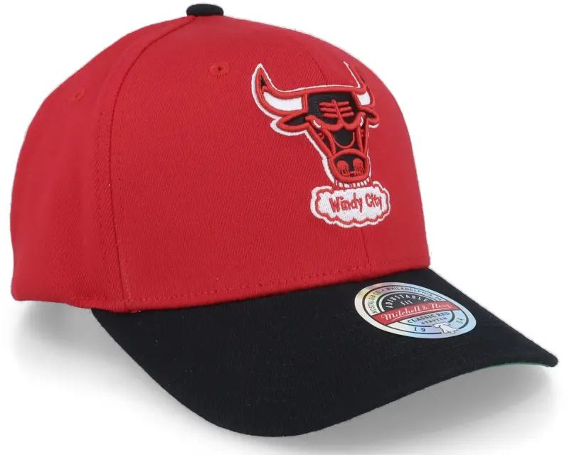 Mitchell & Ness Chicago Bulls Team 2 Tone 2.0 Stretch Red/Black Adjustable online