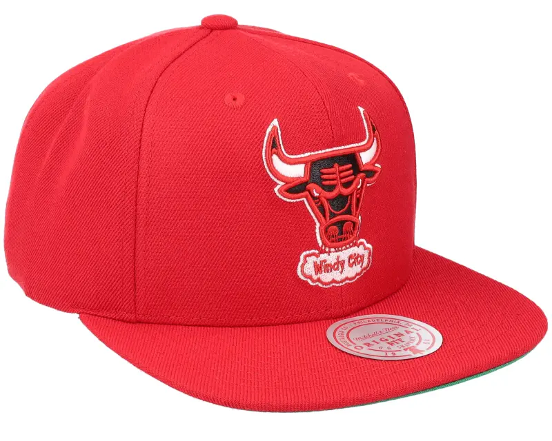 Mitchell & Ness Chicago Bulls Team Ground 2.0 Red Snapback online