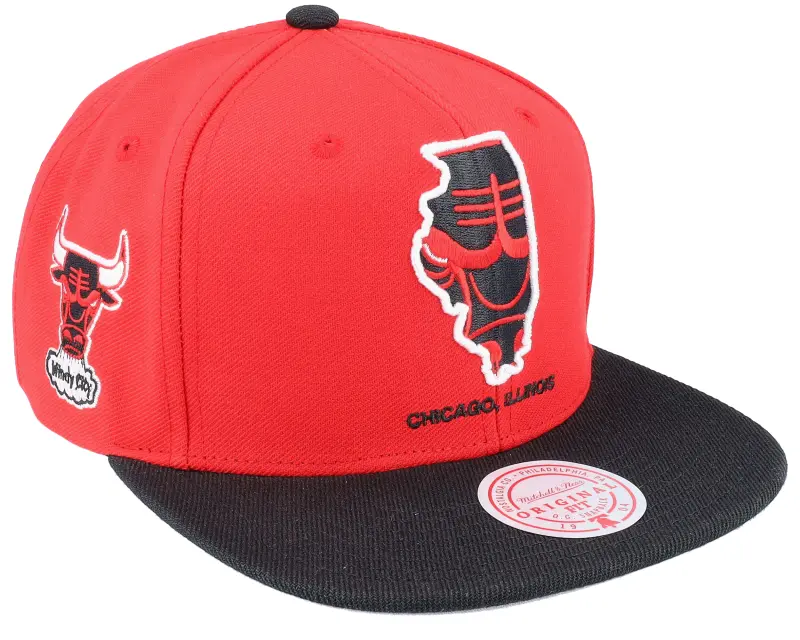 Mitchell & Ness Chicago Bulls Team Insider Red/Black Snapback online