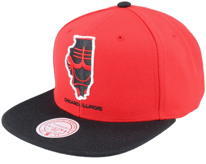 Mitchell & Ness Chicago Bulls Team Insider Red/Black Snapback online