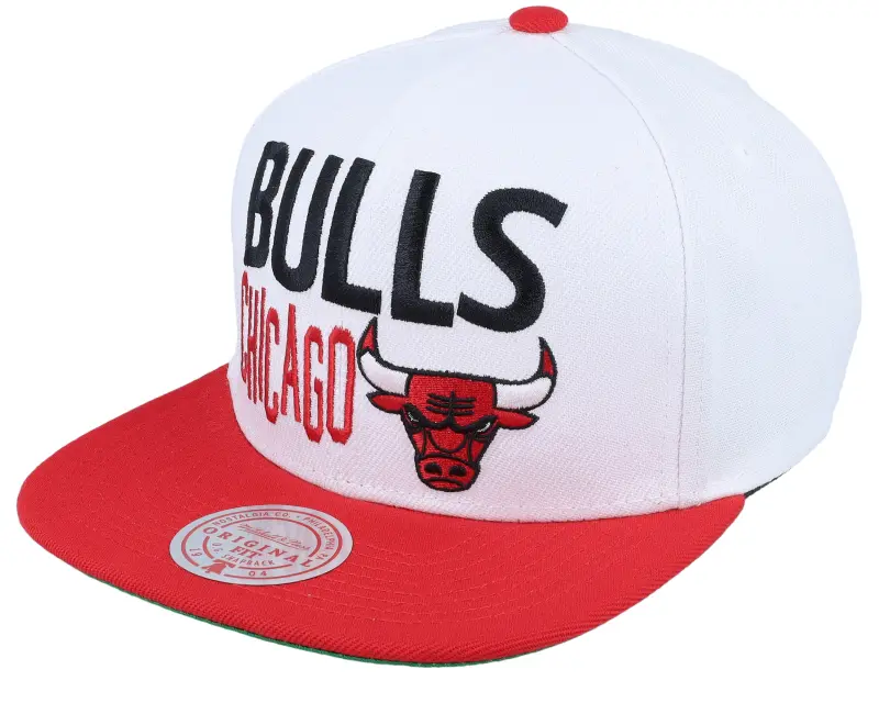 Mitchell & Ness Chicago Bulls Toss Up White/Red Snapback online