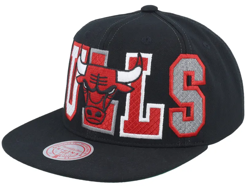 Mitchell & Ness Chicago Bulls Varsity Bust Black Snapback online