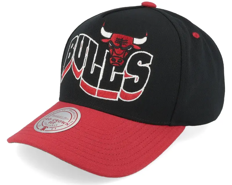 Mitchell & Ness Chicago Bulls Wavy Pro Black/Red Adjustable online