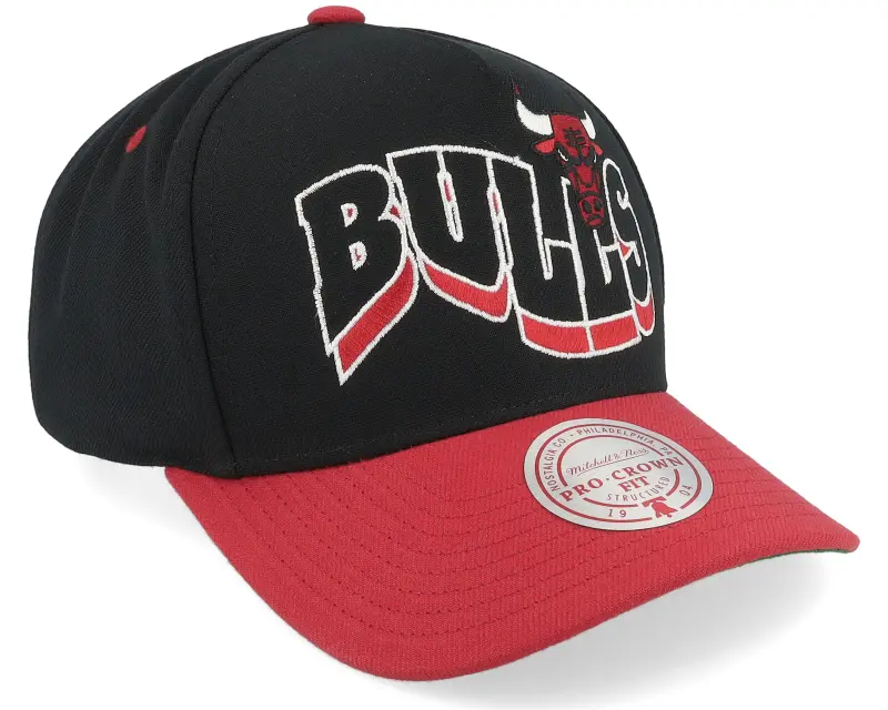 Mitchell & Ness Chicago Bulls Wavy Pro Black/Red Adjustable online