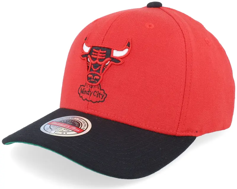 Mitchell & Ness Chicago Bulls Wool 2 Tone Stretch hwc Red/Black Adjustable online