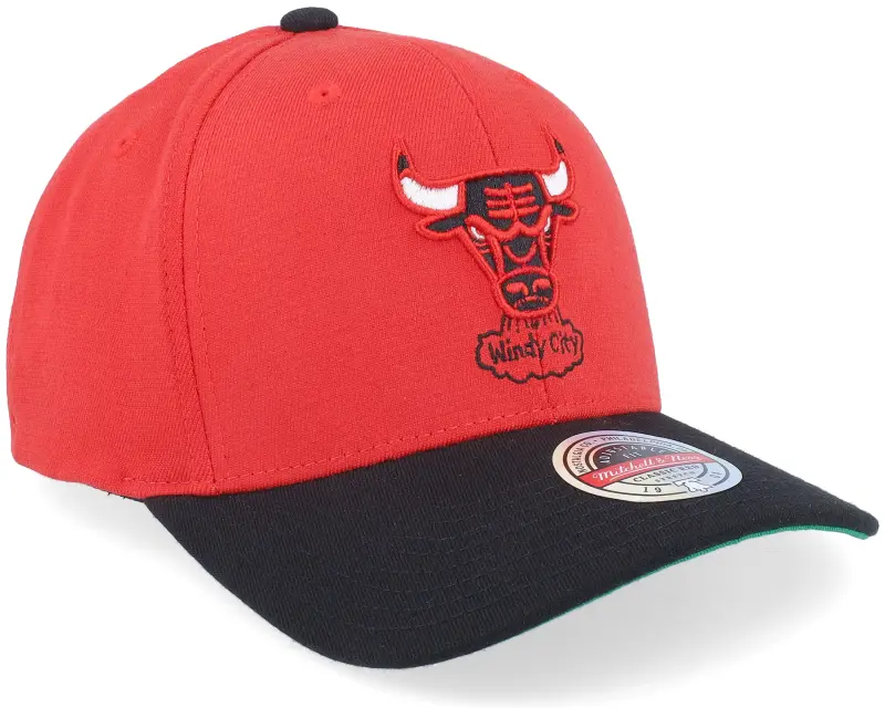 Mitchell & Ness Chicago Bulls Wool 2 Tone Stretch hwc Red/Black Adjustable online
