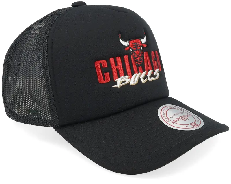 Mitchell & Ness Chicago Bulls Year Of The Snake Black A-frame Trucker online