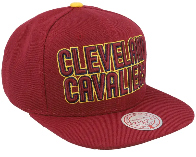 Mitchell & Ness Cleveland Cavaliers 13 Draft Hwc Maroon Snapback online