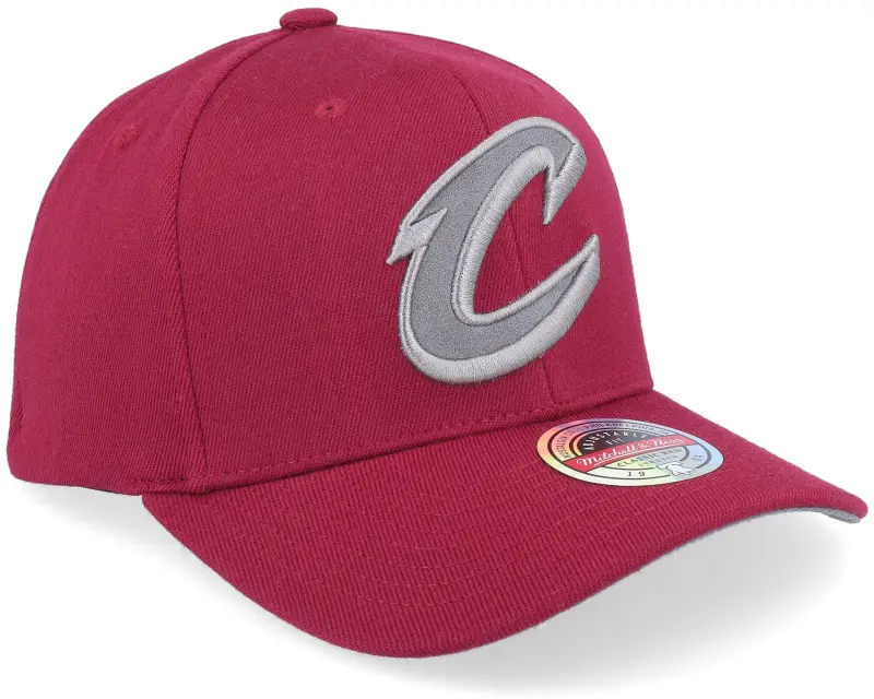Mitchell & Ness Cleveland Cavaliers Burgundy Classic Red Burgundy Adjustable online
