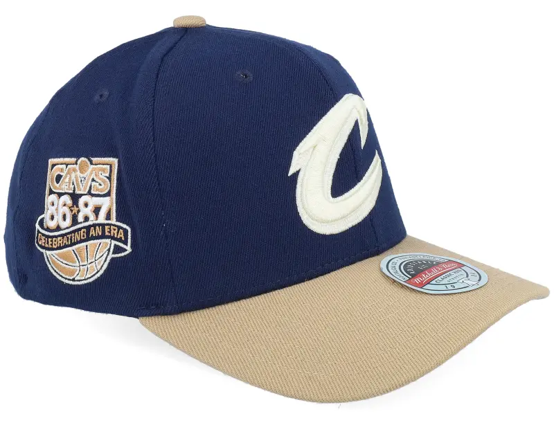 Mitchell & Ness Cleveland Cavaliers Sand Storm Navy/Sand A-Frame Adjustable online