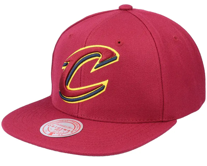 Mitchell & Ness Cleveland Cavaliers Team Ground 2.0 Maroon Snapback online
