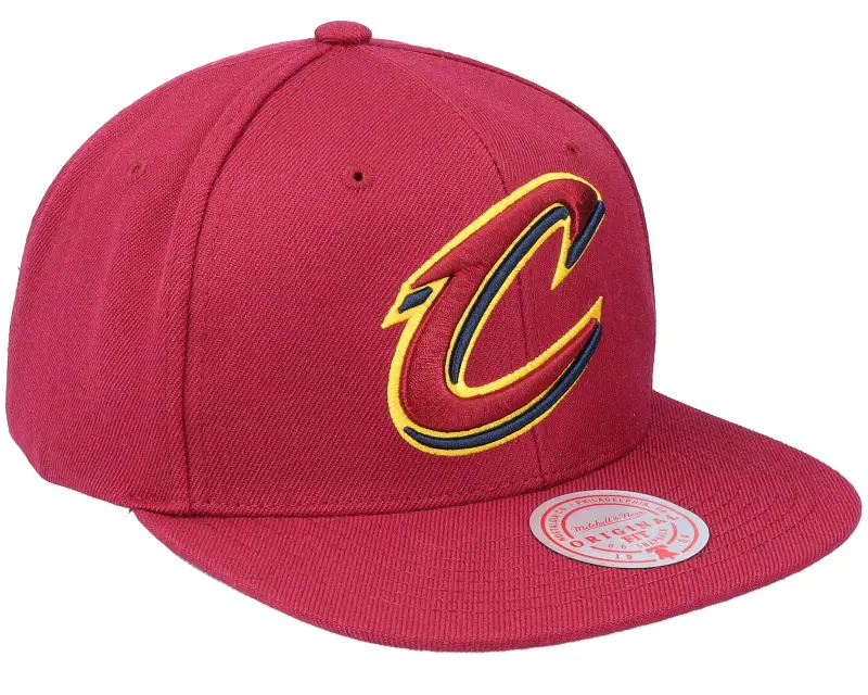 Mitchell & Ness Cleveland Cavaliers Team Ground 2.0 Maroon Snapback online